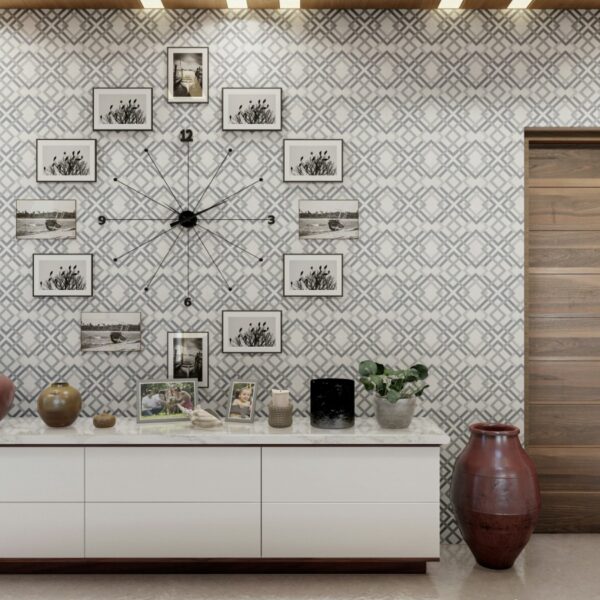 Make a Statement with Unique Wallpaper Decoration for Living Room Interiors