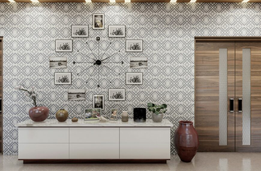 Make a Statement with Unique Wallpaper Decoration for Living Room Interiors