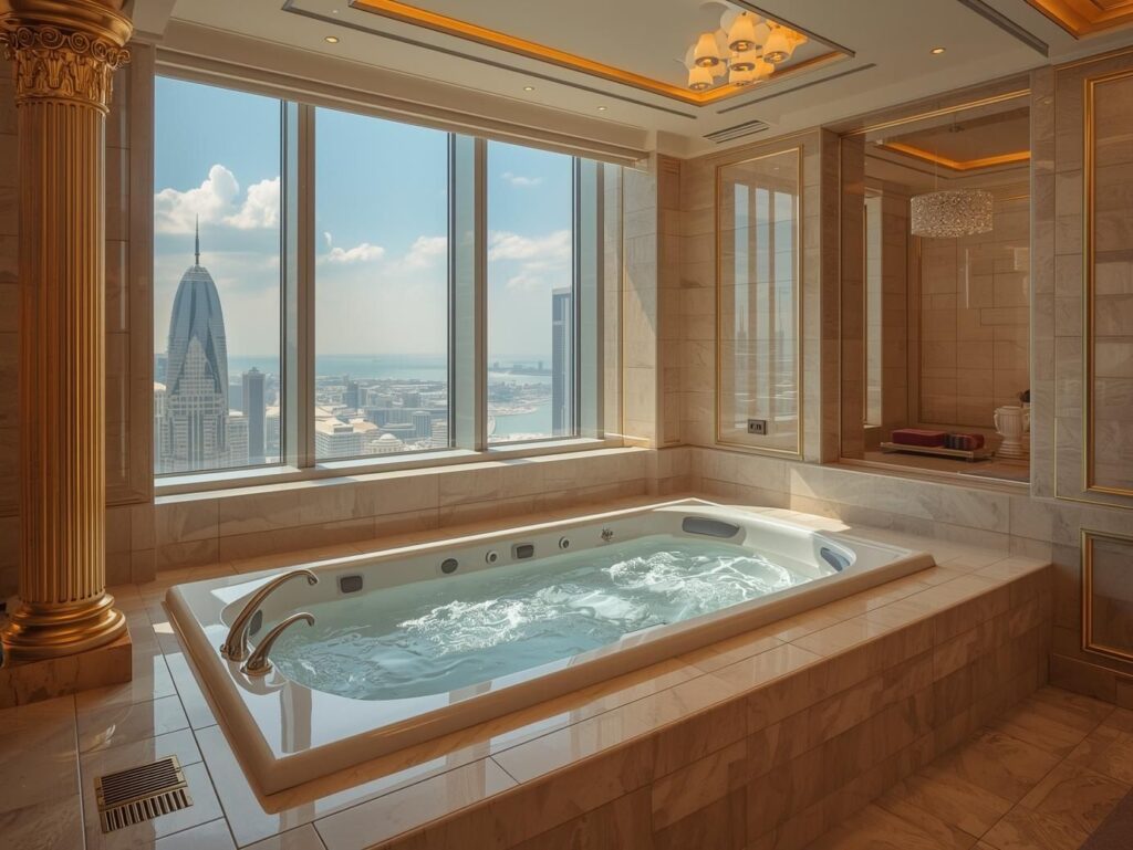 Jacuzzi Baths in the Room 
