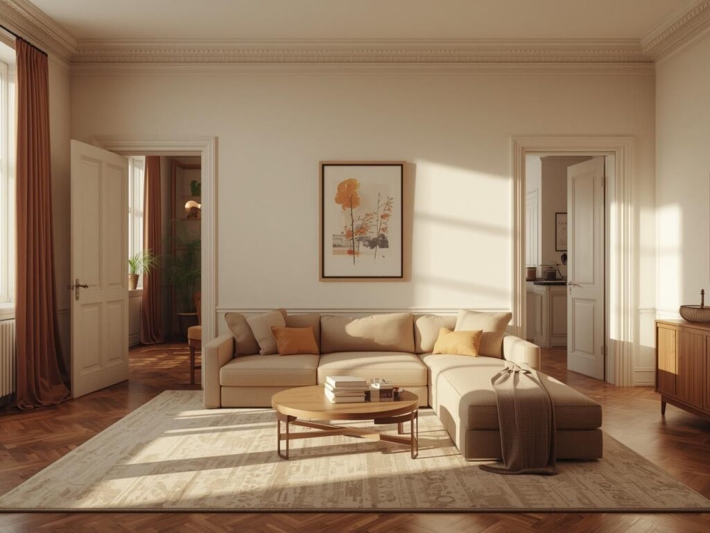Living Room under 200 Sq Ft