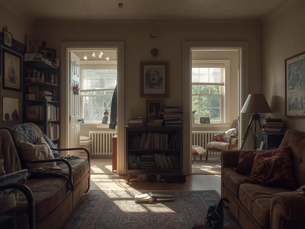 Living Room under 200 Sq Ft 