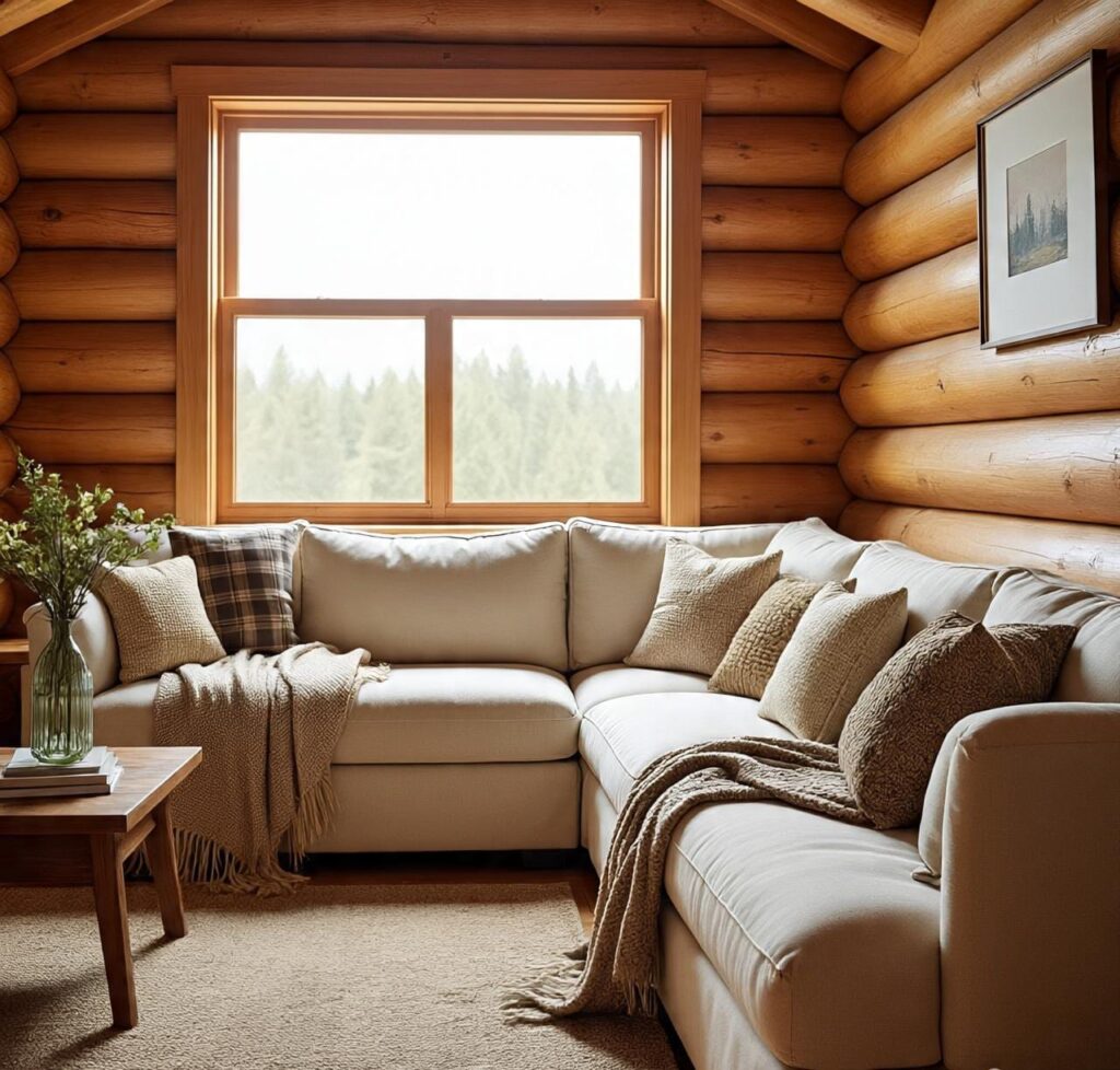 Cozy Cabin Living Room Decor