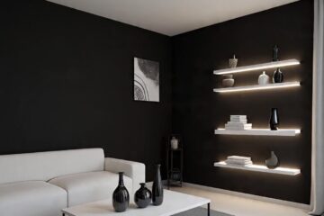 Black and White Living Room Wall Decor Ideas That Feel Warm, Layered, and Lived-In