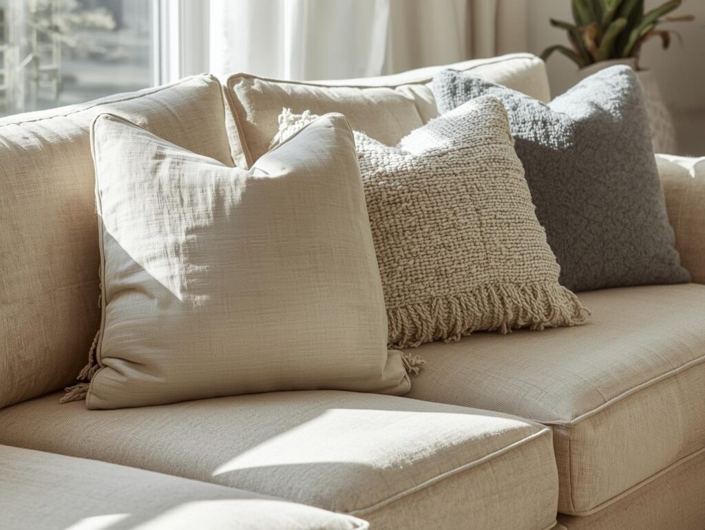 Grey and Beige Living Room Decor Ideas Built on Texture, Not Color