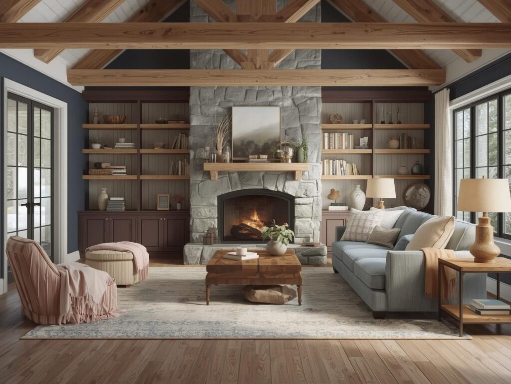 Cozy Cabin Living Room Decor
