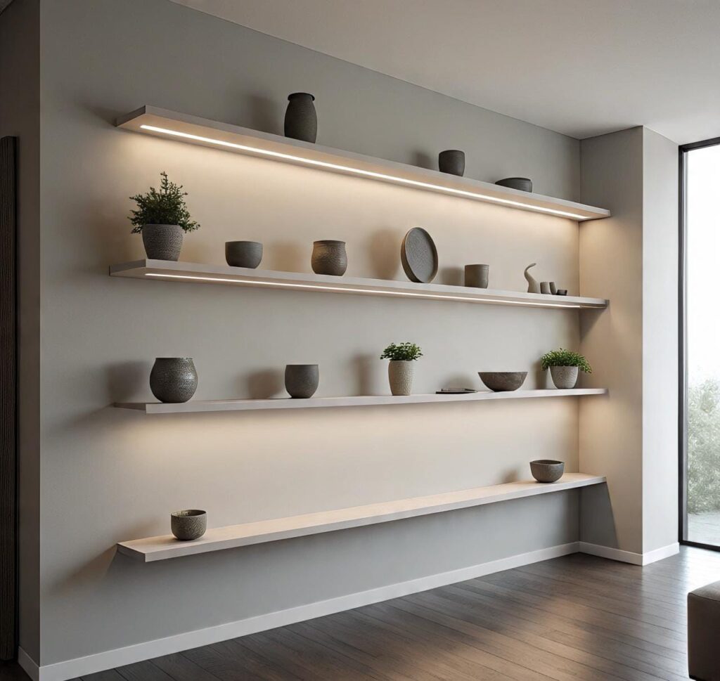 Modern Living Room Accent Wall Decor Ideas for Apartments and Rentals