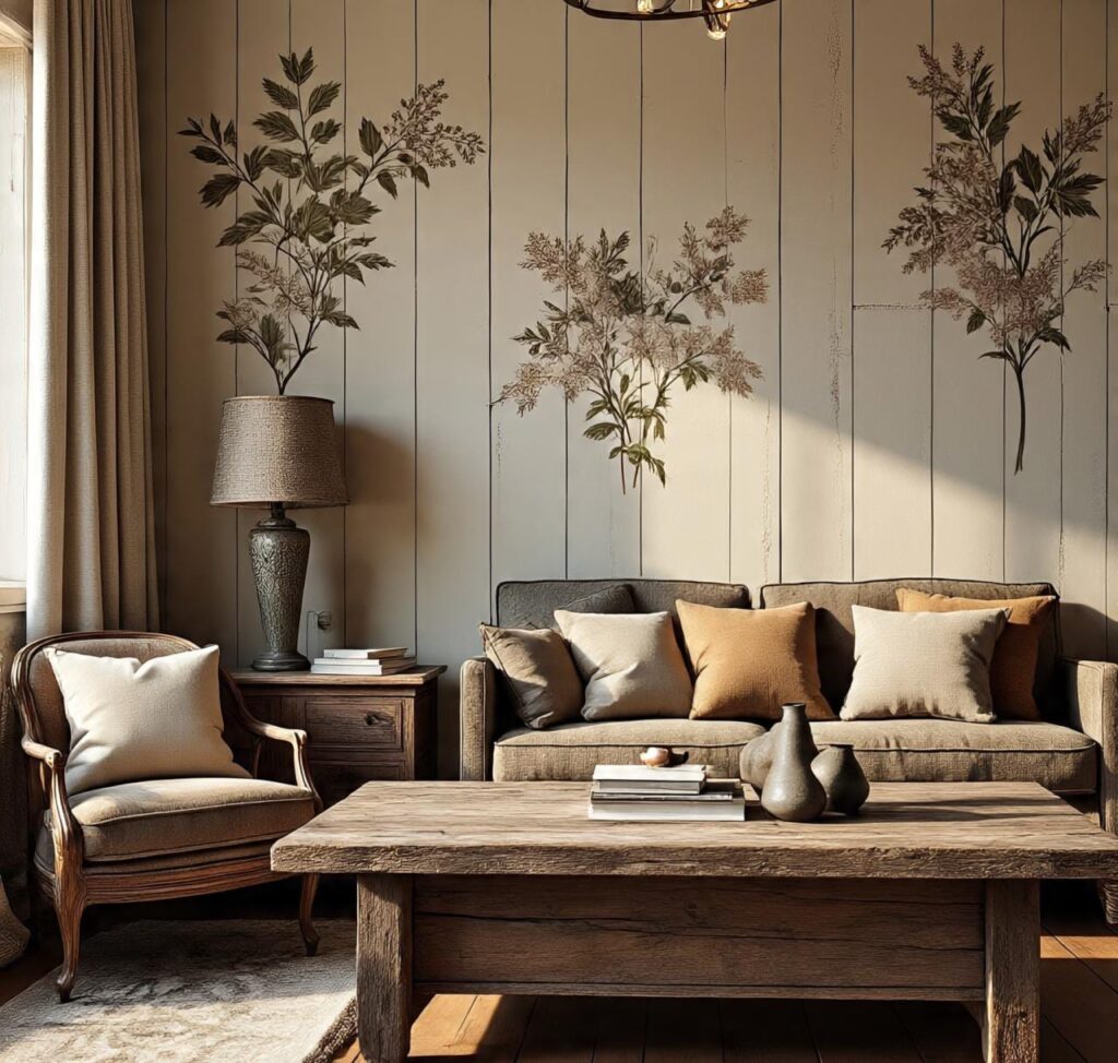 Living Room Wallpaper Decor: How to Match Patterns With Your Furniture Style