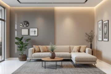 Grey and Beige Living Room Decor Ideas