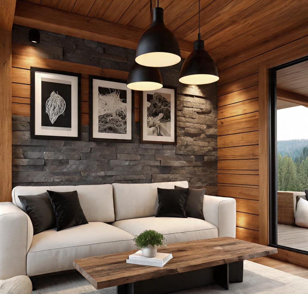 Cozy Cabin Living Room Decor