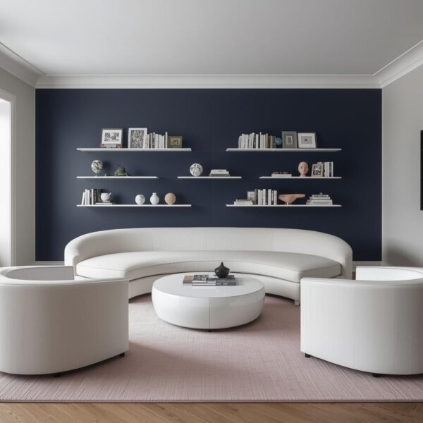 Navy Living Room Decor Ideas That Balance Light and Depth