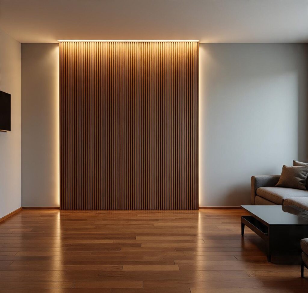 Modern Living Room Accent Wall Decor Ideas for Apartments and Rentals