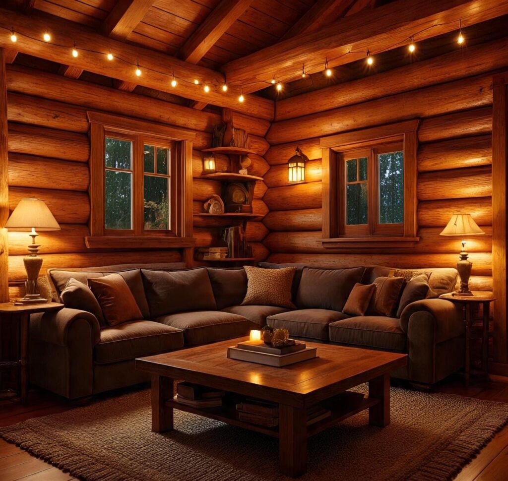 Cozy Cabin Living Room Decor