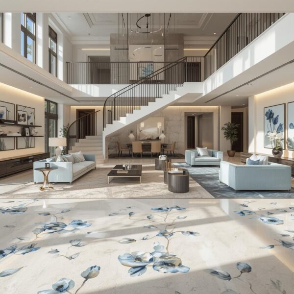 Decorating Ideas With Blue and White Flowers for Living Room That Work Year-Round