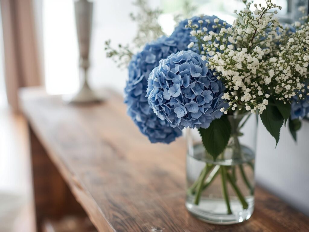 Decorating Ideas With Blue and White Flowers for Living Room That Work Year-Round