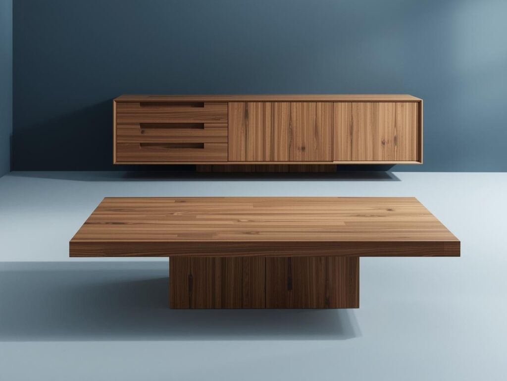 Blue and Brown Living Room Decor