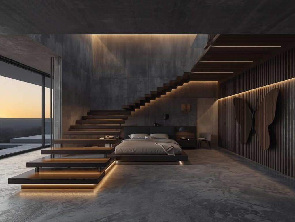 Epoxy on Wood Stairs